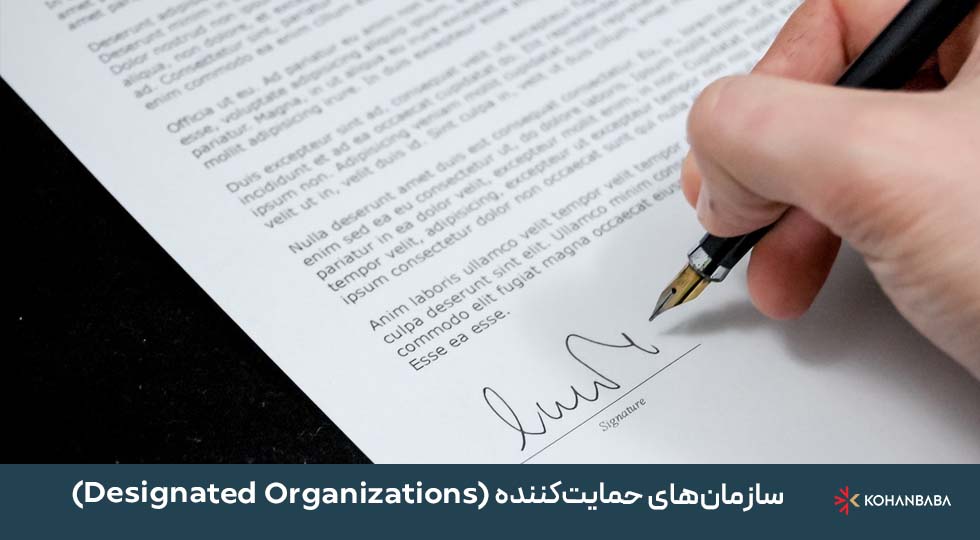 سازمان‌های حمایت‌کننده (Designated Organizations)