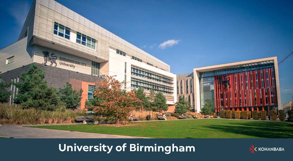18. University of Birmingham (دانشگاه بیرمنگام – انگلستان)