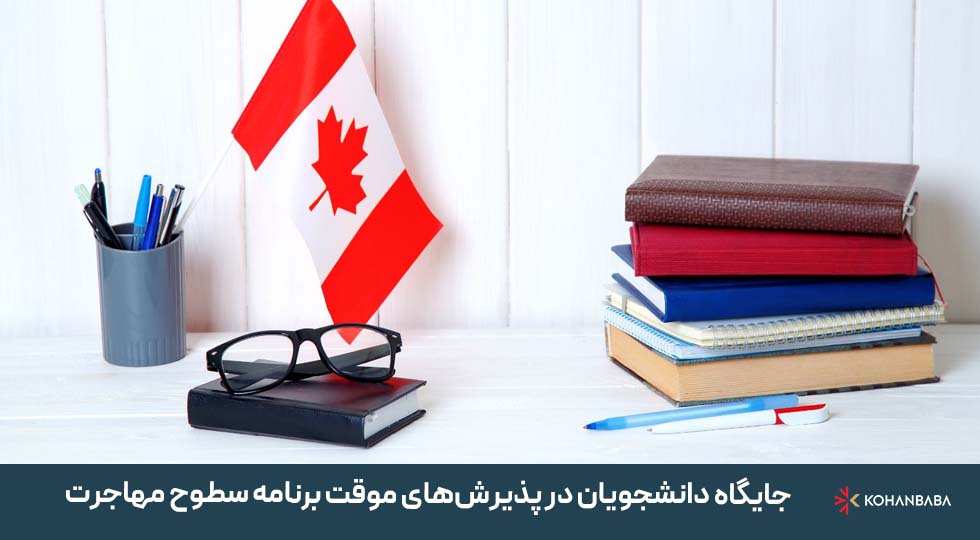 جایگاه دانشجویان در پذیرش‌های موقت برنامه سطوح مهاجرت 2026-2028